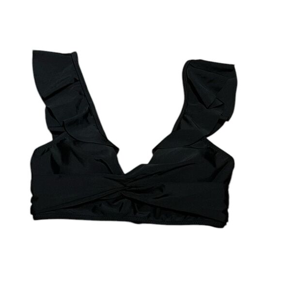 Cicibird Black Ruffle Bikini Swim Top, Size M, NWT - Picture 4 of 8